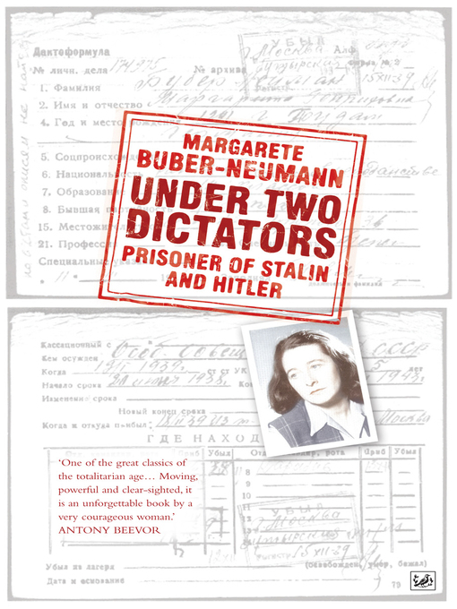 Title details for Under Two Dictators by Margarete Buber-Neumann - Available